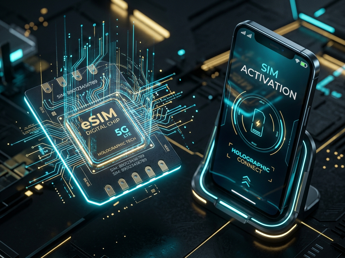 تفعيل الشريحة الإلكترونية المدمجة eSIM